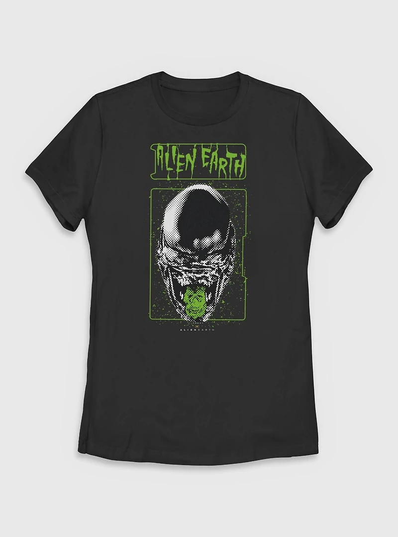 Alien: Earth Crash Landed Xenomorph Womens T-Shirt