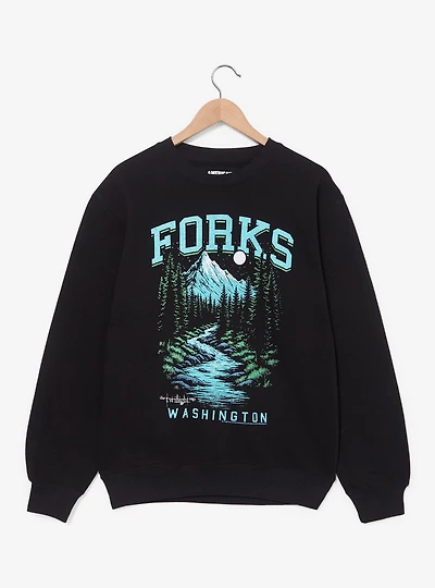 Twilight Forks Scenic Crewneck - BoxLunch Exclusive