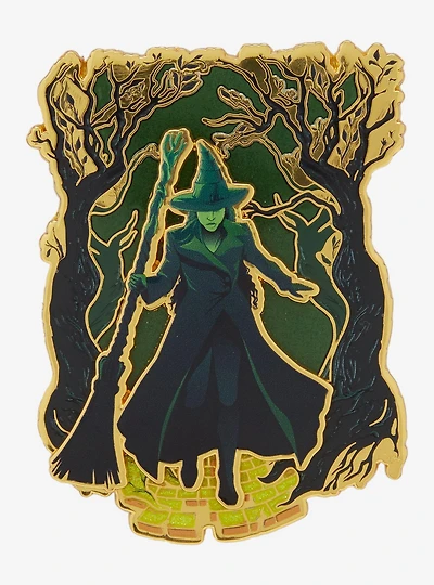 Wicked Elphaba Broom Scenic Enamel Pin — BoxLunch Exclusive
