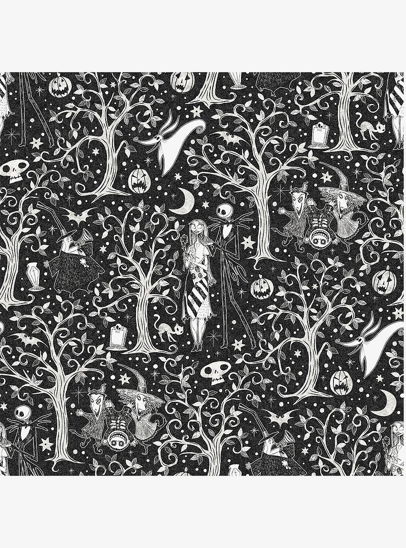 Disney Nightmare Before Christmas Black Forest Peel & Stick Wallpaper