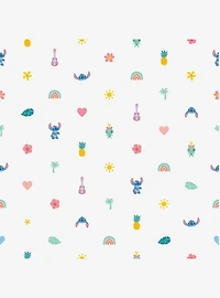Disney Lilo & Stitch Aloha Mini Print Blue and Pink Peel & Stick Wallpaper