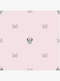 Disney Minnie Mouse Sweet Bows Pink Peel & Stick Wallpaper