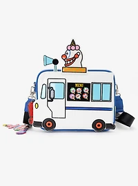 Whatever! Makes You Happy x Killer Klowns From Outer Space JoJo's Ice Cream Truck Figural Crossbody Bag with Bag Charm