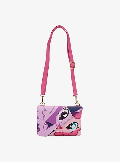 Loungefly My Little Pony Twilight Sparkle & Pinkie Pie Split Crossbody Bag