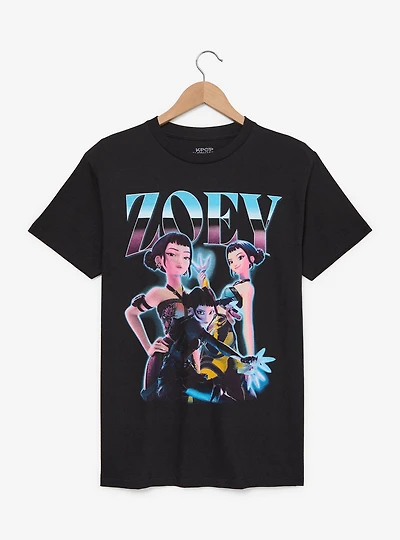 KPop Demon Hunters Zoey Multi-Portrait T-Shirt - BoxLunch Exclusive