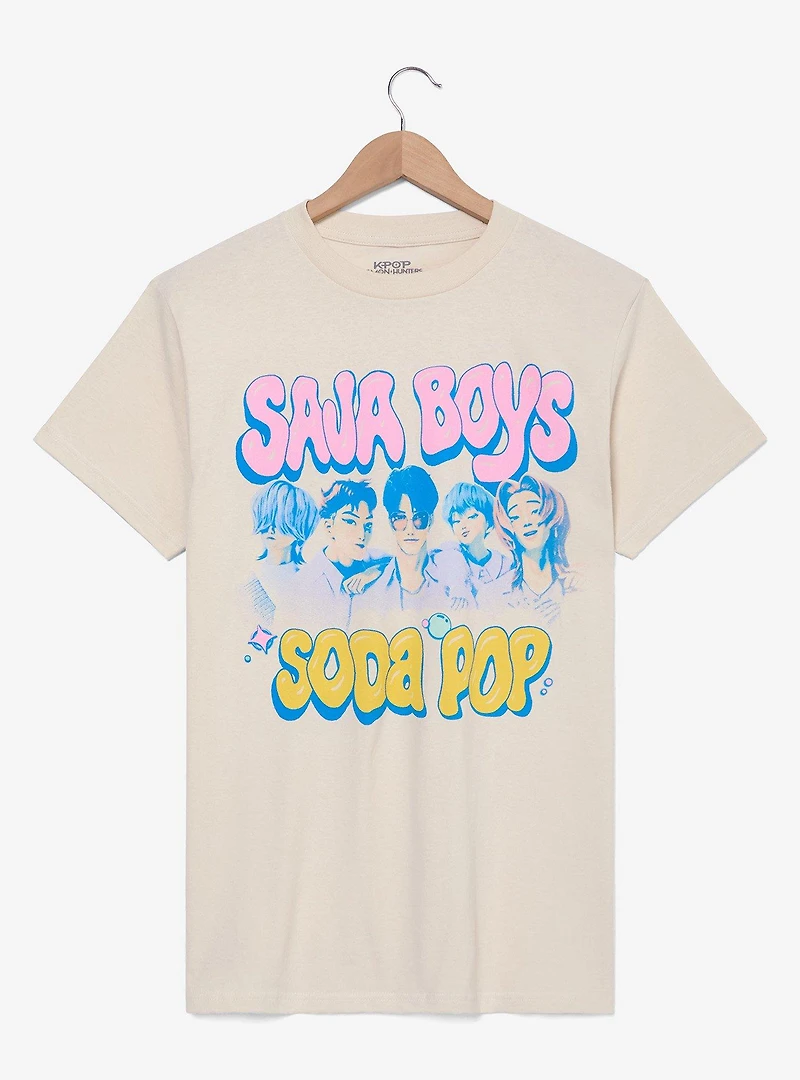 KPop Demon Hunters Saja Boys Soda Pop Women's T-Shirt - BoxLunch Exclusive