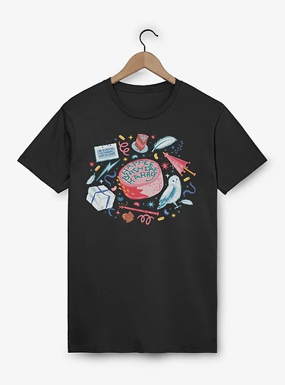 Harry Potter Happee Birthdee Cake T-Shirt