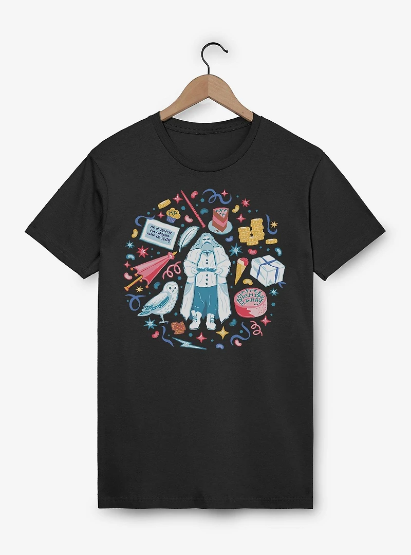 Harry Potter Hagrid Happy Birthday T-Shirt