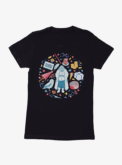 Harry Potter Hagrid Happy Birthday Womens T-Shirt