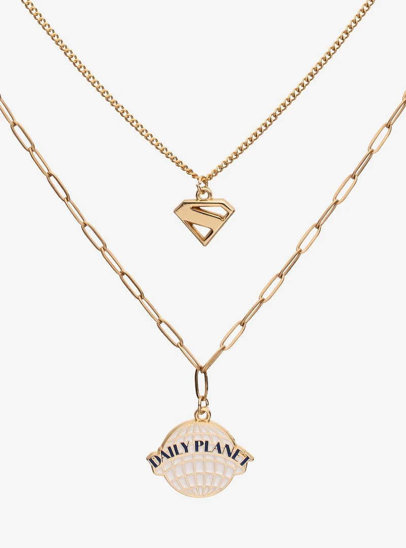 DC Comics Superman Movie Necklace Set