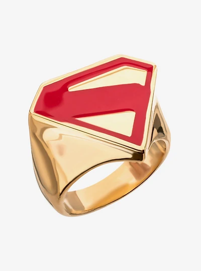 DC Comics Superman Logo Signet Ring