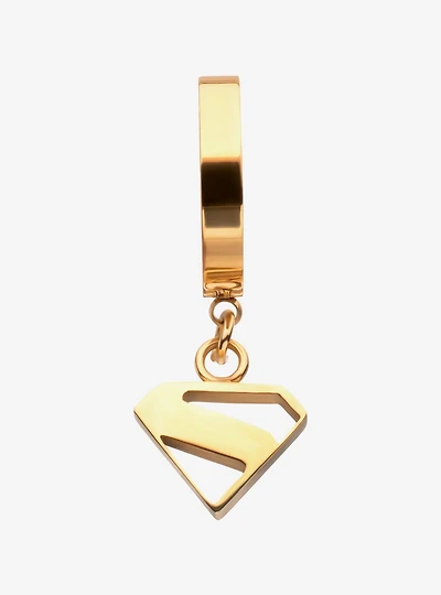 DC Comics Superman Logo Cut Out Huggie Earring