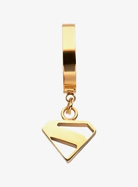 DC Comics Superman Logo Cut Out Huggie Earring
