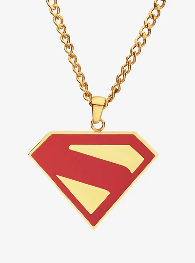 DC Comics Superman Logo Steel Necklace