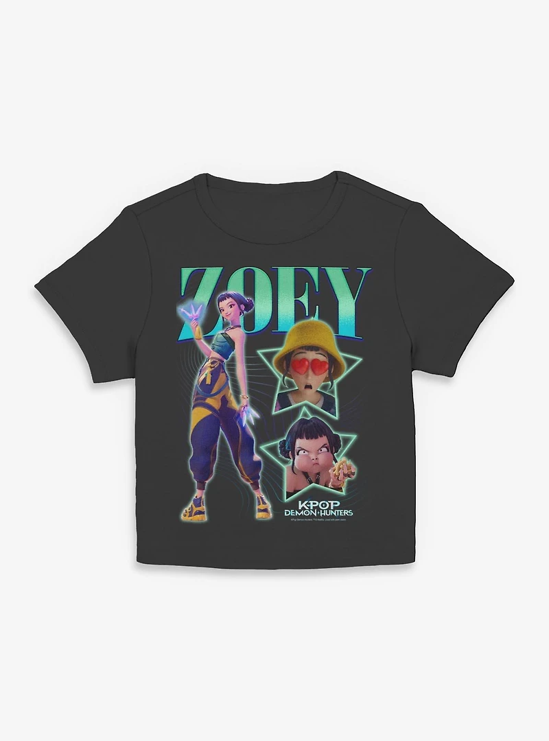 KPop Demon Hunters Zoey Star Collage Women Baby T-Shirt