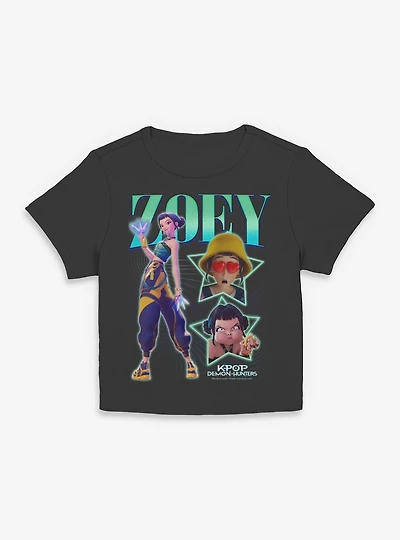 KPop Demon Hunters Zoey Star Collage Women Baby T-Shirt