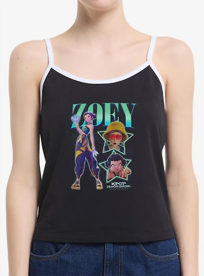 KPop Demon Hunters Zoey Star Collage Womens Cami
