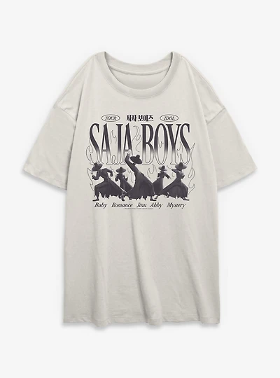 KPop Demon Hunters Your Idol Saja Boys Womens Oversized T-Shirt