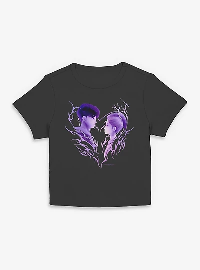 KPop Demon Hunters Jinu & Rumi Cyber Heart Women Baby T-Shirt