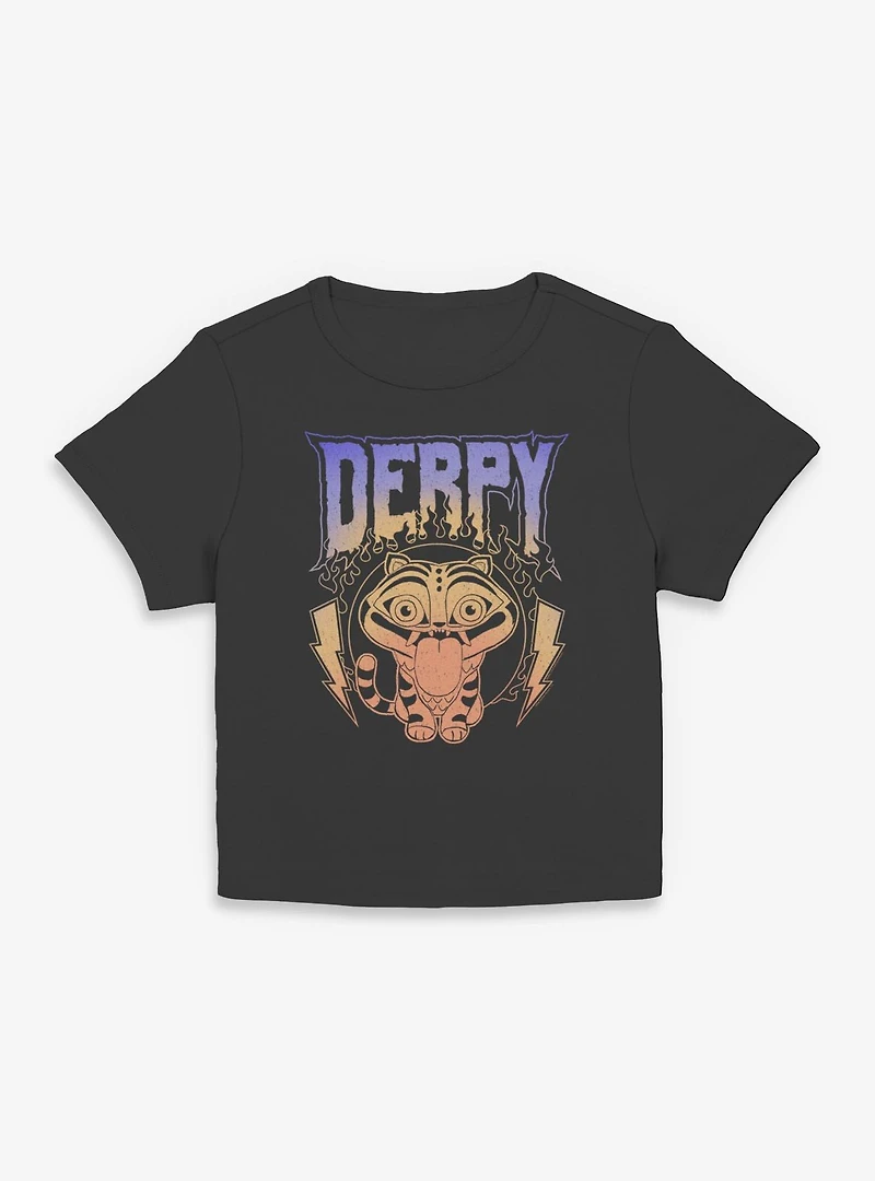 KPop Demon Hunters Derpy The Tiger Retro Metal Women Baby T-Shirt