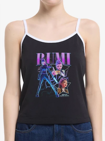 KPop Demon Hunters Rumi Star Collage Womens Cami