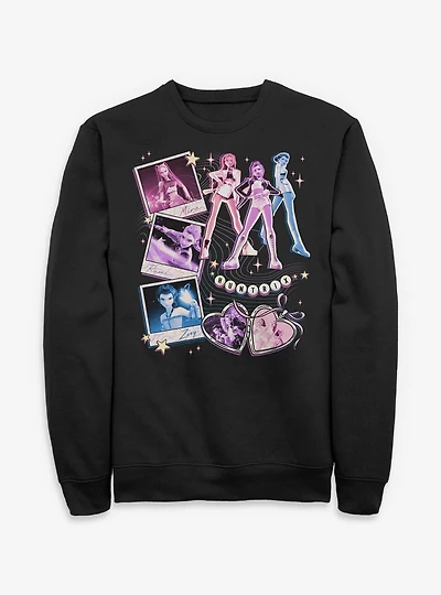 KPop Demon Hunters Huntrix Instant Picture Collage Sweatshirt