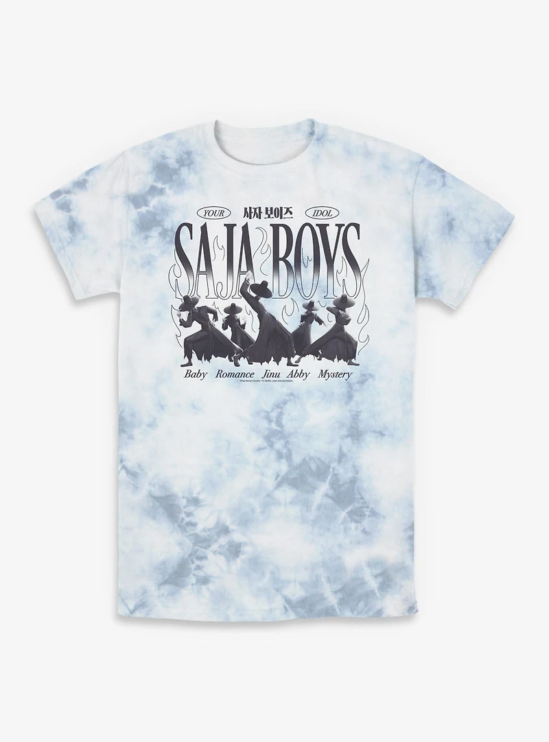 KPop Demon Hunters Your Idol Saja Boys Tie-Dye T-Shirt