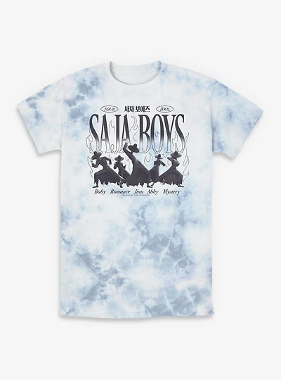 KPop Demon Hunters Your Idol Saja Boys Tie-Dye T-Shirt