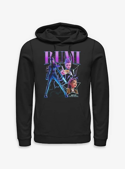 KPop Demon Hunters Rumi Star Collage Hoodie