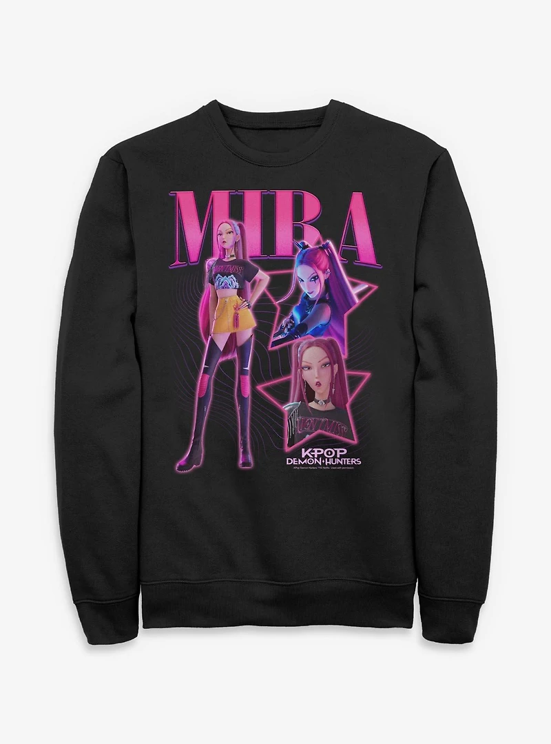 KPop Demon Hunters Mira Star Collage Sweatshirt