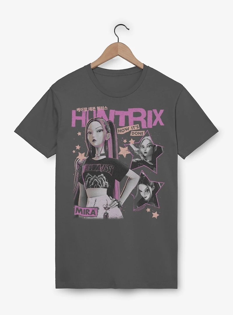 KPop Demon Hunters Huntrix Mira Stars Collage T-Shirt
