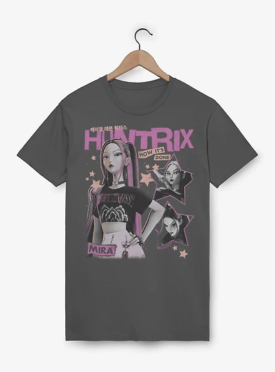 KPop Demon Hunters Huntrix Mira Stars Collage T-Shirt