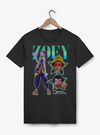KPop Demon Hunters Zoey Star Collage T-Shirt