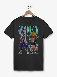 KPop Demon Hunters Zoey Star Collage T-Shirt