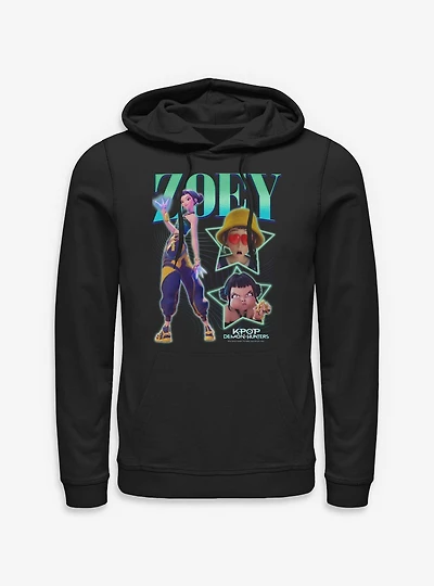 KPop Demon Hunters Zoey Star Collage Hoodie