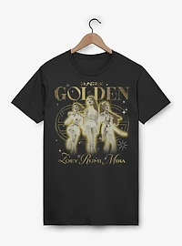KPop Demon Hunters Huntrix Golden Trio T-Shirt