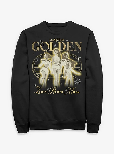 KPop Demon Hunters Huntrix Golden Trio Sweatshirt