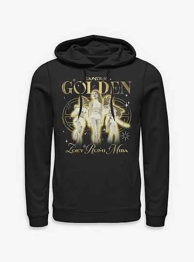 KPop Demon Hunters Huntrix Golden Trio Hoodie