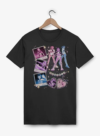 KPop Demon Hunters Huntrix Instant Picture Collage T-Shirt