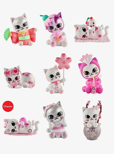 tokidoki Cherry Blossom Cats Blind Box Figure