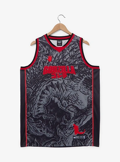 Godzilla Tonal Print Basketball Jersey - BoxLunch Exclusive