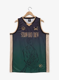 One Piece Straw Hat Crew Roronoa Zoro Basketball Jersey - BoxLunch Exclusive