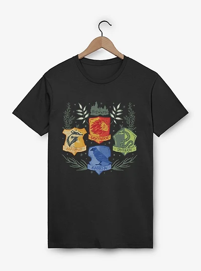 Harry Potter Hogwarts Houses Bloom T-Shirt