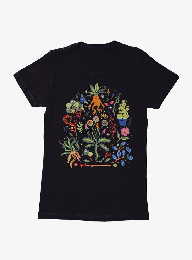 Harry Potter Herbology Icons Womens T-Shirt