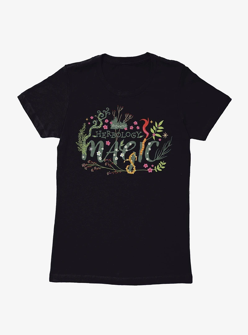Harry Potter Hogwarts Herbology Is Magic Womens T-Shirt