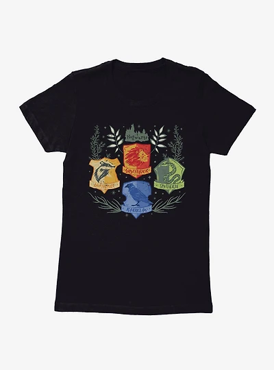 Harry Potter Hogwarts Houses Bloom Womens T-Shirt