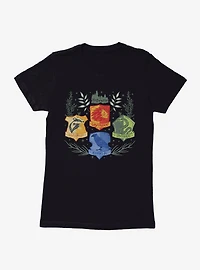 Harry Potter Hogwarts Houses Bloom Womens T-Shirt