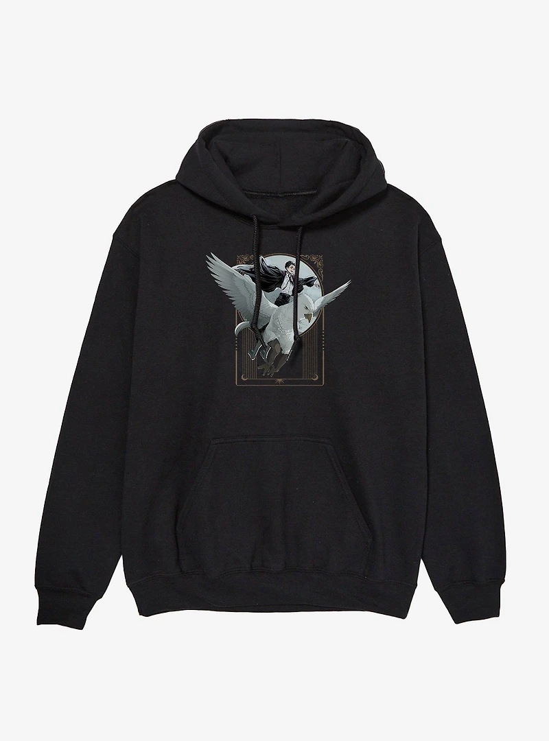 Harry Potter Flying With Buckbeak Hoodie