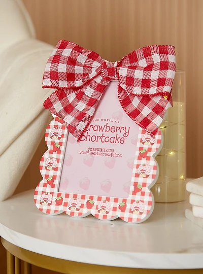 Strawberry Shortcake Gingham Bow Photo Frame — BoxLunch Exclusive