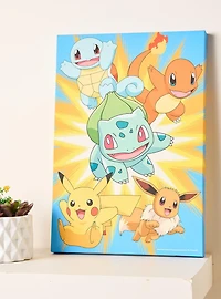 Pokémon Group Portrait Wall Canvas